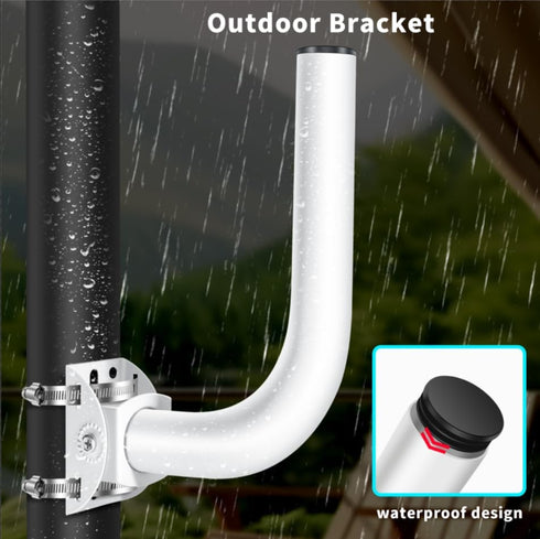 Slinkdsco Adjustable Sturdy Universal Wireless Bridge Bracket Mount Kit for Outdoor Antenna (2-Pack)