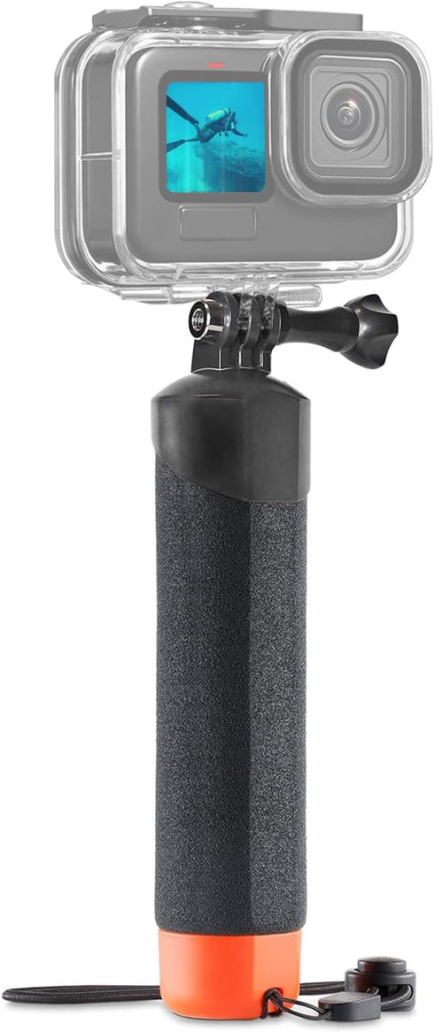 FitStill Waterproof Monopod Floating Hand Grip for GoPro Hero 4-13, DJI Osmo, Action Camera Snorkeling Underwater Pole