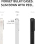 PEEL Flexible Thin Case for iPhone 13 Mini (Clear Soft) - Slim Minimalist Design, Soft Flexible TPU Material