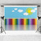 Action Bloom 9x6ft Colorful Pencils Backdrop Abstract Rainbow Pencil Photography Background for Children Drawing