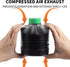 eTone 3X 1000ml Collapsible Darkroom Chemical Storage Bottles, Foldable Liquid Container for Photo Developing