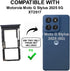 PHONSUN XT2517 5G 2025 Replacement Sim Card Tray SD Card Slot Holder for Motorola Moto G Stylus with Stainless Steel