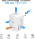 SARQW 220V 110V 2 2 20 2 to Voltage Conversion Plug Adapter for Traveling from USA to Europe with USB and USBC Ports PD