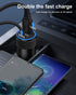 AILKIN Car Charger USB C for Samsung Galaxy, USB Cigarette Lighter Adapter for iPhone 16 Pro, Vehicle Auto Cargador