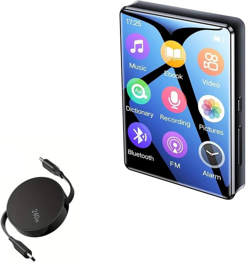 BoxWave Cable Compatible with Majority MP3 Player with Bluetooth - PD miniSync (240W),