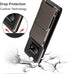 Vofolen Wallet Case for Samsung Galaxy S10e, Card Holder Slot, Scratch Resistant Dual Layer Protective Bumper Cover