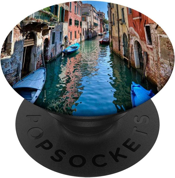 Venice Italy Canals PopSockets PopGrip - Venetian Italian Gondola Gift, Swappable Grip for Phones & Tablets