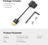 SMALLRIG Ultra-Slim 4K Adapter Cable (A to A), Female to Male Type A, 4K@60HZ for BMPCC 4K & 6K