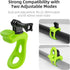 TELESIN Camera 360 Strap Mount Flexible Wrap Band Bike Motorcycle Handlebar Tube Roll Bar Stick Pole Ski Holder Accessories for GoPro Max Hero 12 11 10 9 Insta360 Ace Pro X3 DJI Action 3 4 Osmo Pocket
