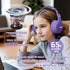 Kids Headphones Bluetooth 5.3 Wireless with 60H Play Time, Volume Limit 85/110dB, Foldable for Travel and School -