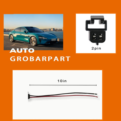 GROBARPART PTA1737, S-633, S633, 1P1012 19116642 Front Door Radio Speaker Connector Wiring Harness Pigtail Plug Wire