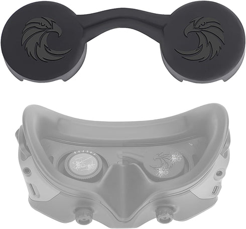 Lens Protective Cover Cap for DJI Goggles 3, Silicone Dust Cover Compatible with DJI Avata 2 Goggles 2/3