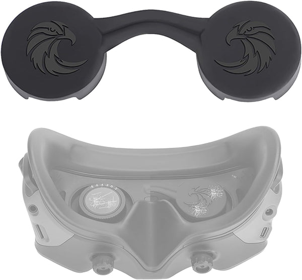 Lens Protective Cover Cap for DJI Goggles 3, Silicone Dust Cover Compatible with DJI Avata 2 Goggles 2/3
