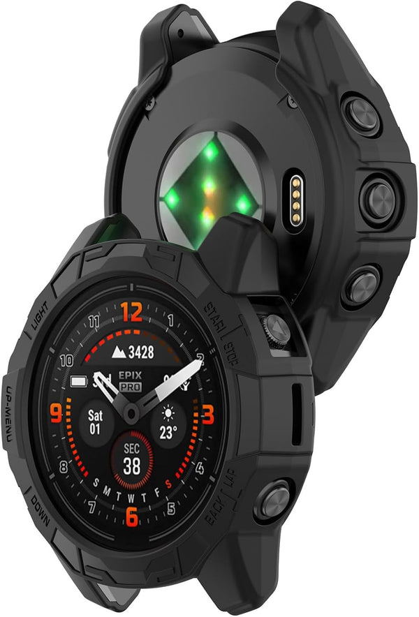 Garmin Epix Pro 47mm TPU Protective Case Cover, Soft and Durable Shell for Fenix 7 Pro/Fenix 7 Smartwatch
