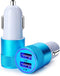 Sicodo 3.4A 2 Pack USB Smart Port Car Charger Compatible with iPhone 16, 15, 14, 13, 12, 11, SE, X, 8, 7 Pro