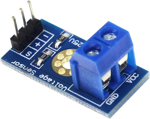 hiBCTR 5-Piece Set 0-25V of Voltage Detection Modules. These DC Voltage sensors are Suitable for Arduino.