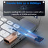 Mepsies 2-in-1 Micro SD Card Reader, USB C to SD Card Reader, USB and Type C TF Memory Card Reader, USB OTG Card Reader
