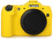Rieibi Soft Silicone Protective Case for Canon EOS R8 Camera - Yellow