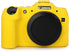Rieibi Soft Silicone Protective Case for Canon EOS R8 Camera - Yellow