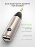 5.3 Aux Bluetooth Adapter for Car, 3.5mm Jack Wireless Audio Receiver for Home Stereo Speakers, USB-C Charging Port.
