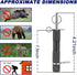 1Pc Perimeter Trip Alarm Black, Early Warning Security System for Camping, Hiking, Property Safety