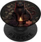 Cute Black Witch Cat Moon Phase PopSockets Standard PopGrip for Tarot Fans