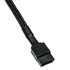 CRJ Slimline SATA Power Adapter Cable, 12-inch Black Sleeved for 6-Pin Slimline SATA Disk Drives