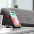 Defender Wallet Design with Hidden Back Mirror and Card Holder, Heavy Duty Protection Case for iPhone 11 Pro, Gray