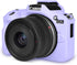 Rieibi Soft Silicone Case for Canon EOS R50 Camera, Lightweight Protective Case, Purple