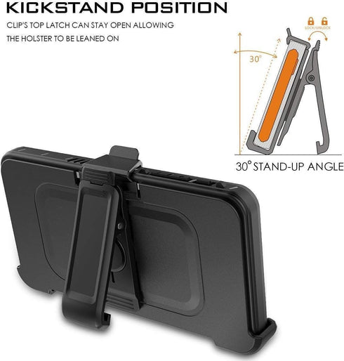 Defender Case for Samsung Galaxy Note 9 | Tough Rugged TPU Hybrid Hard Shell Case for Drop Protection | Black, No