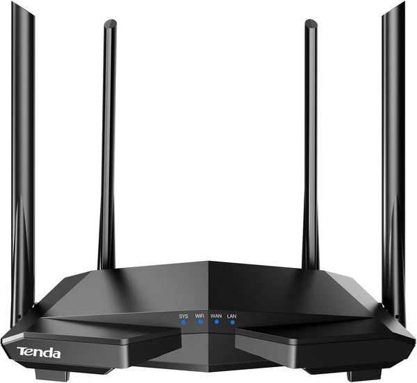 Tenda AC1200 Smart WiFi Router, High Speed Dual Band Wireless Internet Router with