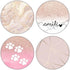 MOKKI 4 Pack Phone Grip, Cell Phone Holder for Smartphone, Finger Expanding Kickstand - Rose Gold White Marble