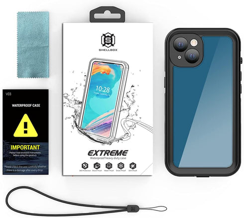 AICase Waterproof Case for iPhone 13 Mini, Snowproof Dustproof Shockproof IP68 Certified Full Body Protection