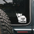 Sabazee Highland Cow Baby On Board Car Window Decal - Cute Calf Safety Sign Vinyl Sticker - Family Travel Awareness