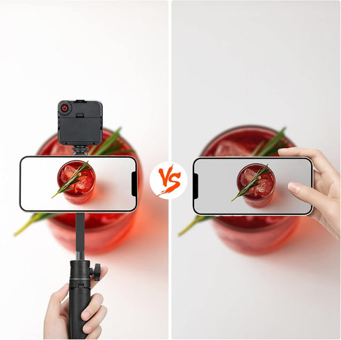 TechMatte Tripod Mount for MagSafe, Compatible with iPhone 15-12 Series, Lightweight, Cold Shoe Mount Included