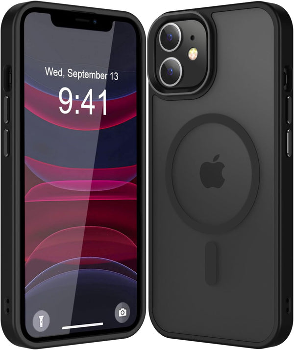 Strong Magnetic Shockproof Case for iPhone 11, Compatible with MagSafe, 13FT Drop Resistant with Translucent Matte Skin