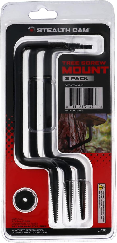 STEALTH CAM Universal Fit 1/4" Tripod Mount, Compact Durable Steel 8.25" Width, 2.375" Height, Hunting Trail Camera