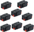 Speaker Keystone Jack – Spring Loaded Female to Female Speaker Jack for Keystone Wall Plate, Home Theater - Black