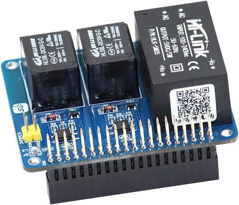 Home Automation HAT for Raspberry Pi - 2 Ch 5V Optocoupler Smart Relay HAT Control for 2 Devices