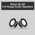 ISolderStore Pack of 2pcs 2" 4Ohm 3W Full Range Audio Speaker Stereo Woofer Loudspeaker for Arduino