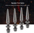 4 Pairs Speaker Base Pad, Pure Copper Shockproof Speaker Foot Spike Subwoofer Base Pad Stand