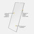 BodyGuardz Eco PRTX Screen Protector for Samsung Galaxy S23 Ultra, Shatterproof Synthetic Glass, Case Friendly, Clear