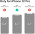 Compatible with iPhone 12 Pro Case Fluorescent Yellow, Soft Liquid Silicone Rubber Full-Body Protective Cover