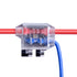 Y3 Compact T Shape 1 Pin Electrical Wire Connectors - Self-Stripping Splice Terminals for Automotive, 15 PCS