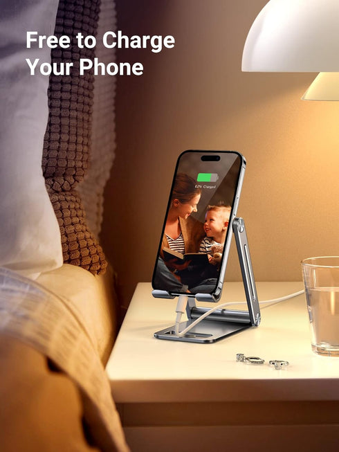 UGREEN Adjustable Phone Stand for Desk, Compatible with iPhone 15/14/13/12 Pro Max/11/XS Max/XR/X/8 Plus/Nintendo