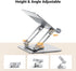 UGREEN 360 13 12 11 5 4 3 Tablet Stand Holder for Desk with Rotating Base Aluminum Dual Rod Support Adjustable Home
