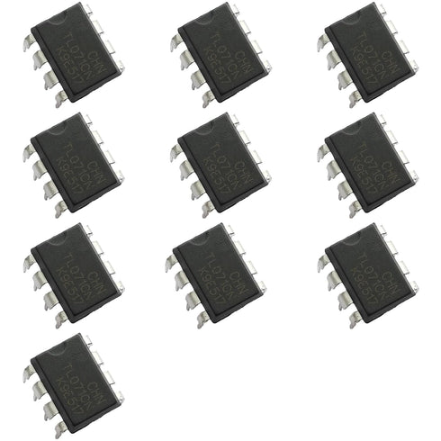 Bridgold 10pcs TL071CN TL071ACP TL071ACN TL071 071 Low Noise JFET Quad Operational AmplifierDIP-8.