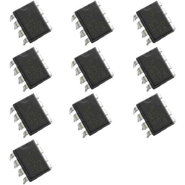 Bridgold 10pcs TL071CN TL071ACP TL071ACN TL071 071 Low Noise JFET Quad Operational AmplifierDIP-8.