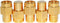 TOJOIN 5 pcs SMA Male Load/RF Termination Load, DC to 18GHZ Coaxial SMA Terminators, 50 Ohm