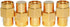 TOJOIN 5 pcs SMA Male Load/RF Termination Load, DC to 18GHZ Coaxial SMA Terminators, 50 Ohm
